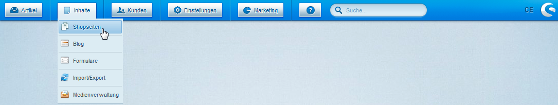 Shopware CMS