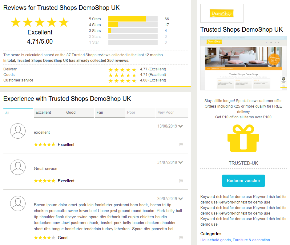 Review page