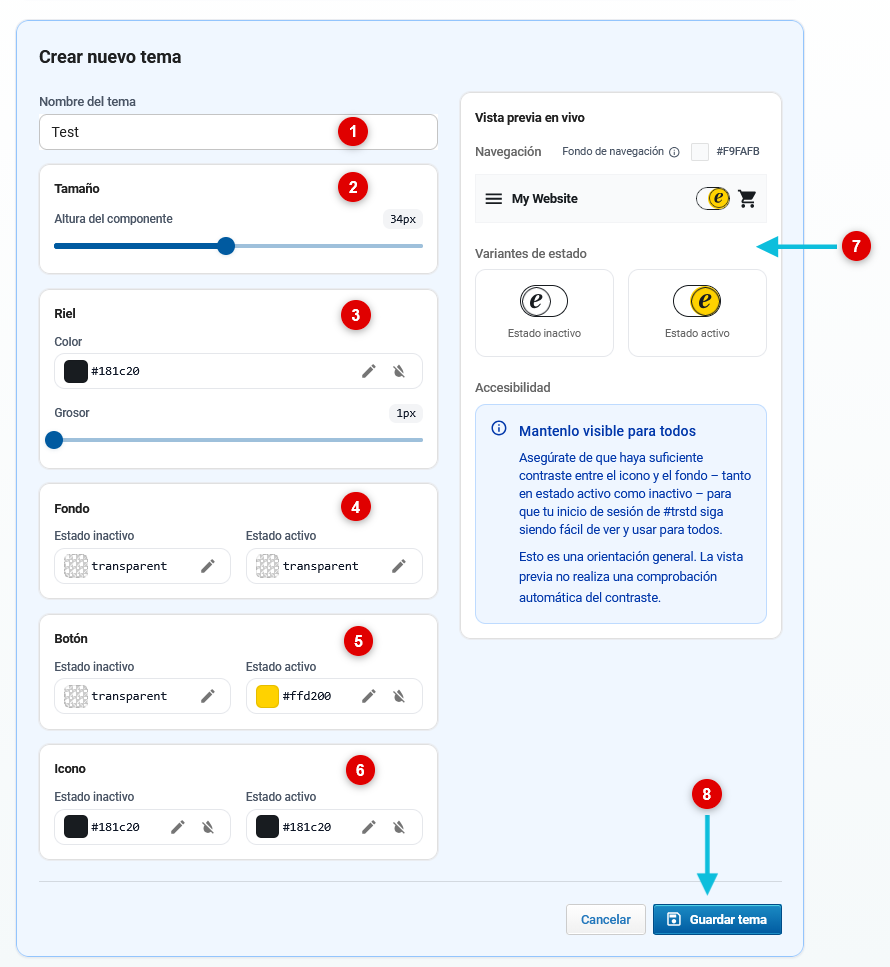 Configurar y guardar un tema personalizado para el inicio de sesión #trstd